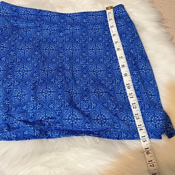 Tranquility By Colorado Clothing  SKIRT WITH SHORTS, Blue, size S - Picture 3 of 5